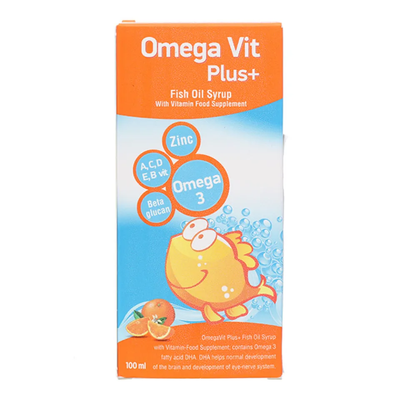 Siro dầu cá Omega Vit Plus+ cho bé