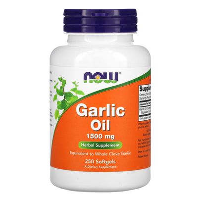 Viên tinh dầu tỏi Now Supplements Garlic Oil 1500mg của Mỹ
