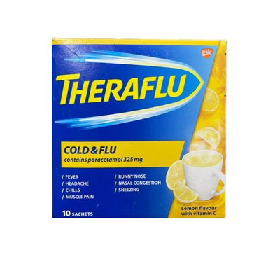 Bột uống hỗ trợ cải thiện cảm cúm Theraflu