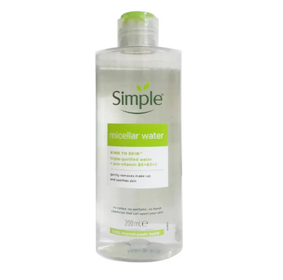 Nước tẩy trang Simple Micellar Cleansing Water cho mọi loại da