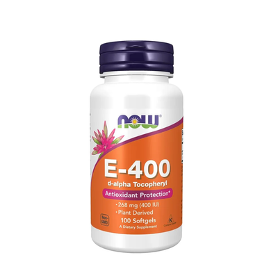 Viên uống hỗ trợ bổ sung Vitamin E-400 IU Now