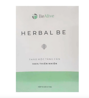 Viên uống hỗ trợ tăng cân tự nhiên Bealive Herbal Be
