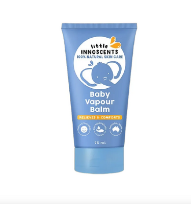 Dầu bôi ấm ngực Organic Little Innoscents cho trẻ sơ sinh