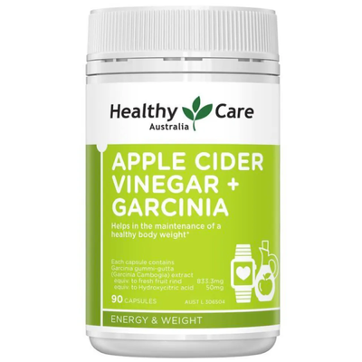 Viên giấm táo hỗ trợ giảm cân Healthy Care Apple Cider Vinegar + Garcinia