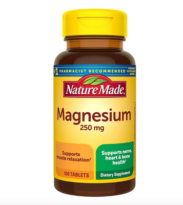 Viên uống bổ sung magie cho người lớn Nature Made Magnesium 250mg