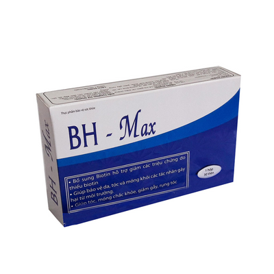 Viên uống hỗ trợ làn da, mái tóc và móng chắc khỏe BH - Max
