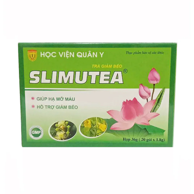 Trà giảm cân Slimutea Học viện Quân y