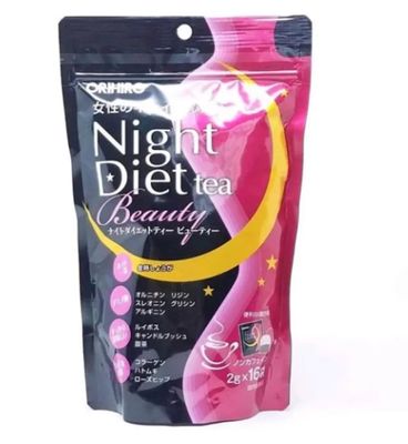 Trà Orihiro Night Diet Tea Beauty hỗ trợ giảm cân đẹp da ban đêm