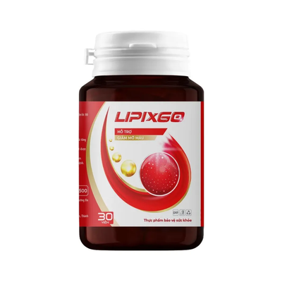 Viên uống Lipixgo hỗ trợ giảm mỡ máu