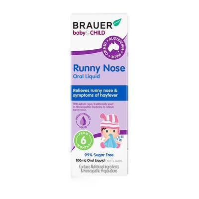Siro Brauer Runny nose của Úc cho bé từ 6 tháng