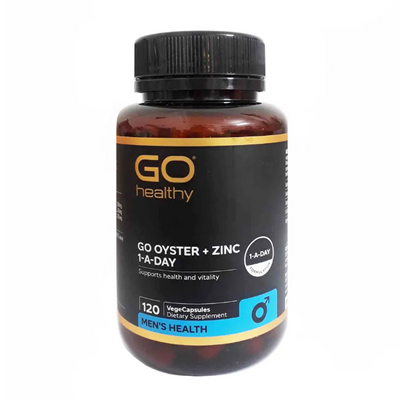 Viên tinh chất hàu Go Healthy Oyster Plus Zinc 1-A-Day, 120 viên