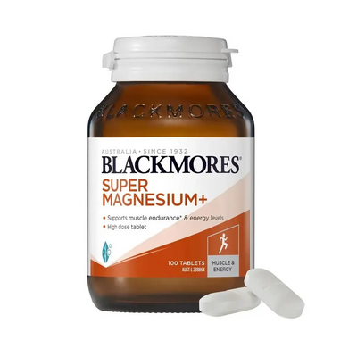Viên uống Blackmores Super Magnesium+ hỗ trợ bổ sung magie