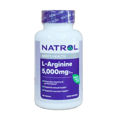 Viên uống hỗ trợ sức khỏe nam giới L-Arginine 5000mg Natrol