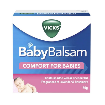 Dầu bôi cho bé Vicks Baby Balsam 50g chính hãng Úc