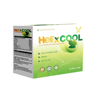 Siro Helix Cool hỗ trợ bổ phế, giảm ho