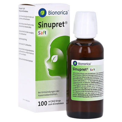 Siro hỗ trợ đường hô hấp trên Sinupret Saft Bionorica