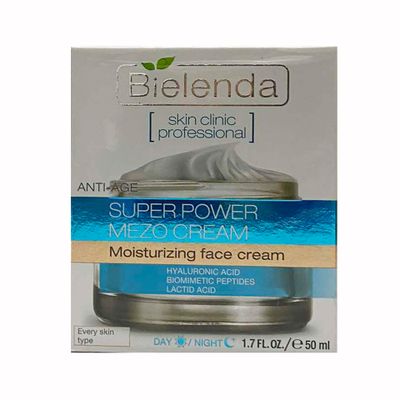 Kem dưỡng cấp nước cho da khô nhạy cảm Bielenda Super Power Mezo