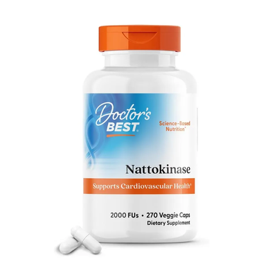 Viên uống Doctor's Best Nattokinase bổ tim mạch, hỗ trợ ngăn ngừa đột quỵ