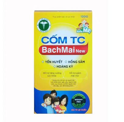 Cốm TC Bạch Mai New hỗ trợ tăng cân vượt trội