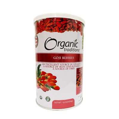 Hạt kỷ tử hữu cơ sấy khô Goji Berries Organic Traditions