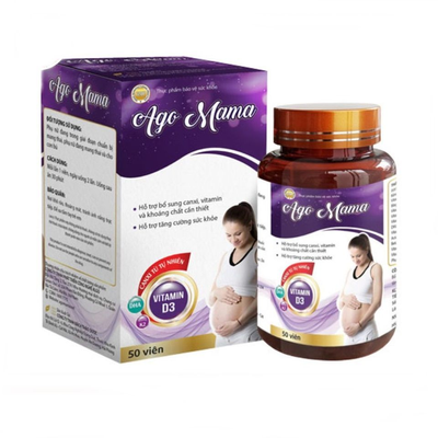 Viên uống Ago Mama hỗ trợ bổ sung dưỡng chất cho mẹ bầu