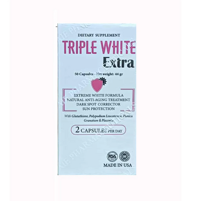 Viên uống trắng da Dietary Supplement Triple White của Mỹ
