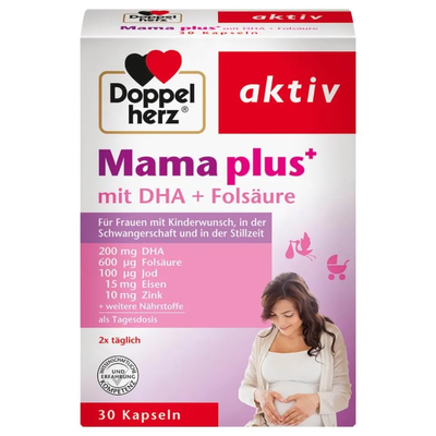 Viên vitamin tổng hợp cho bà bầu Doppelherz Mama Plus