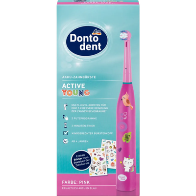 Bàn chải điện trẻ em Dontodent Active Young