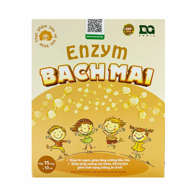 Enzym Bạch Mai hỗ trợ bé ăn ngon, tiêu hóa khỏe
