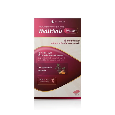 (Hàng công ty) Viên uống hỗ trợ bổ huyết WellHerb Women