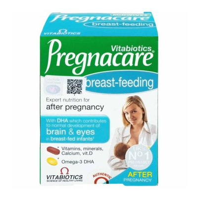 (Hàng công ty) Viên vitamin tổng hợp cho mẹ bầu sau sinh Pregnacare Breast Feeding