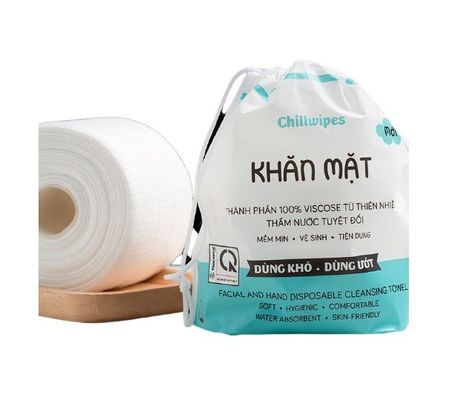 Khăn mặt khô dùng 1 lần Chillwipes lau khô, lau ướt