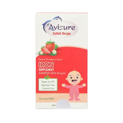 Siro bổ sung sắt hữu cơ cho bé Avisure Safoli Drop