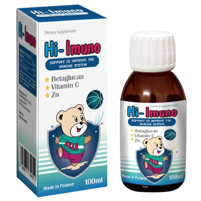 Siro Hi-Imuno hỗ trợ tăng đề kháng cho bé từ 1 tuổi