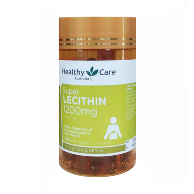(Hàng công ty) Viên mầm đậu nành Super Lecithin 1200mg Healthy Care Úc