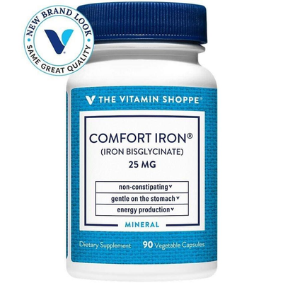 Viên uống bổ sung sắt The Vitamin Shoppe Comfort Iron