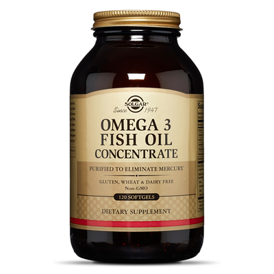 Viên uống dầu cá Omega 3 Fish Oil Concentrate Solgar Mỹ