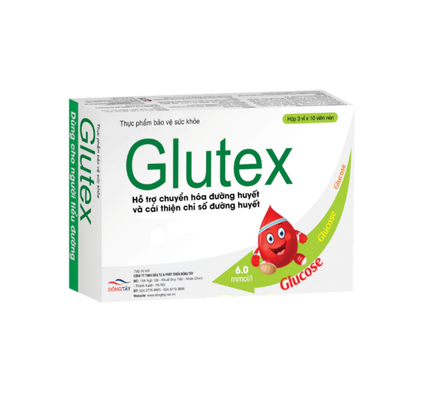 Viên uống Glutex hỗ trợ ổn định đường huyết