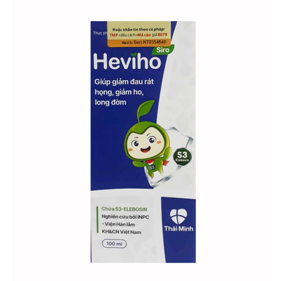 Siro ho Heviho cho bé từ 6 tháng tuổi