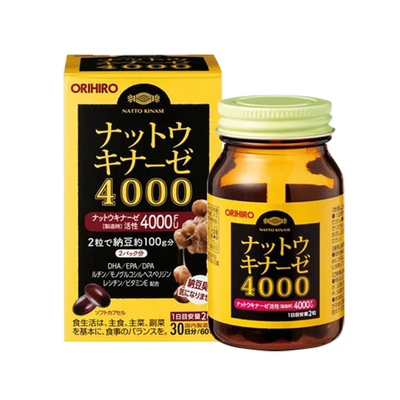 (Hàng công ty) Viên Nattokinase 4000FU Orihiro của Nhật