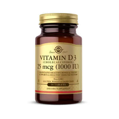 (Hàng công ty) Viên uống vitamin D3 1000IU Solgar