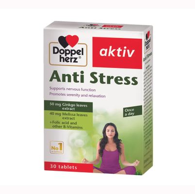 (Hàng công ty)  Viên uống hỗ trợ giảm căng thẳng Doppelherz của Đức