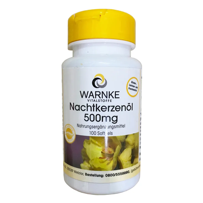 (Hàng nhập khẩu)  Viên tinh dầu hoa anh thảo Warnke Nachtkerzenol 500mg