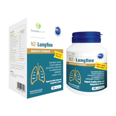 (Hàng nhập khẩu) Viên uống bổ phổi NZ Lung Fine Everyday Health
