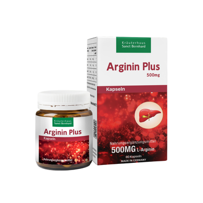 (Hàng nhập khẩu) Viên uống hỗ trợ chức năng gan Arginin Plus Kapseln