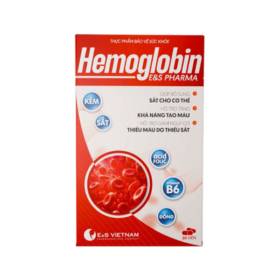 Viên sắt hữu cơ cho bà bầu Hemoglobin E&S Pharma