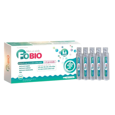 (Hàng nhập khẩu) Men vi sinh Fobio hỗ trợ tiêu hóa cho bé