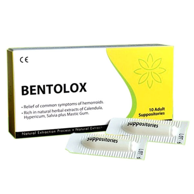 (Hàng nhập khẩu) Viên đặt hỗ trợ trĩ Bentolox của Hy Lạp