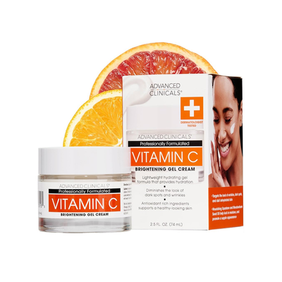 (Hàng nhập khẩu) Kem dưỡng sáng da Advanced Clinicals Vitamin C Brightening Gel Cream