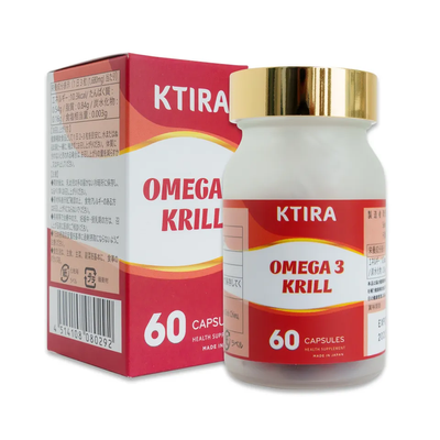 Viên dầu nhuyễn thể Ktira Omega 3 Krill Nhật Bản